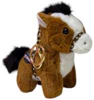 Брелок "Лошадка в сбруе" (в асс., разные цвета)