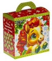 Новогодний подарок "Счастливчик (картон)"