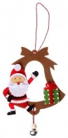 Набор для творчества, украшение на ёлку "Дед Мороз и колокольчик"