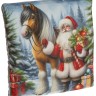 Новогодний подарок Подушка "Дед Мороз с лошадкой" Новогодний подарок Подушка "Дед Мороз с лошадкой"