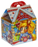 Новогодний подарок "Домик вкусняшка"