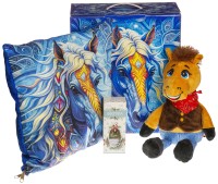 Большой подарочный набор с подушкой